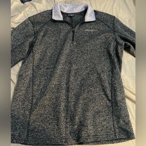 EDDIE BAUER LONG SLEEVE MENS QUARTERZIP!
